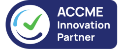 ACCME Innovation Partner logo with green checkmark