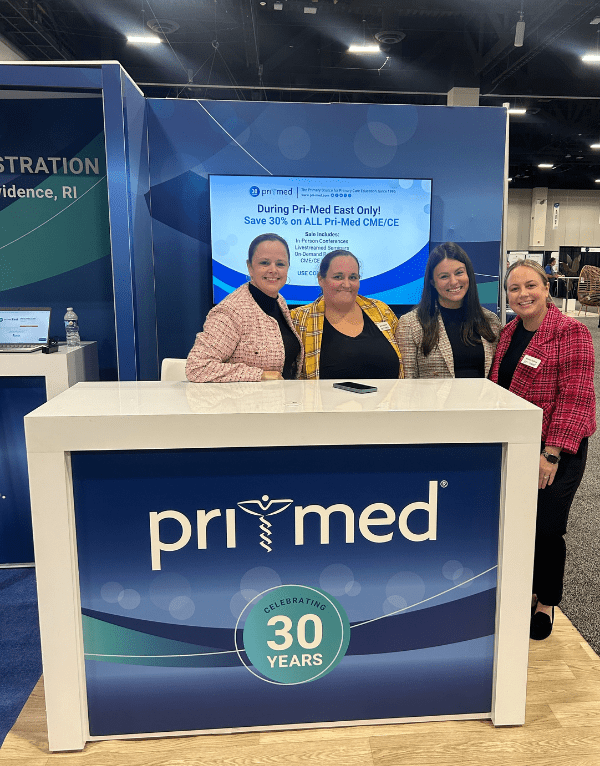 Pri-Med staff at the Pri-Med Booth
