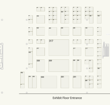 exhibit hall map